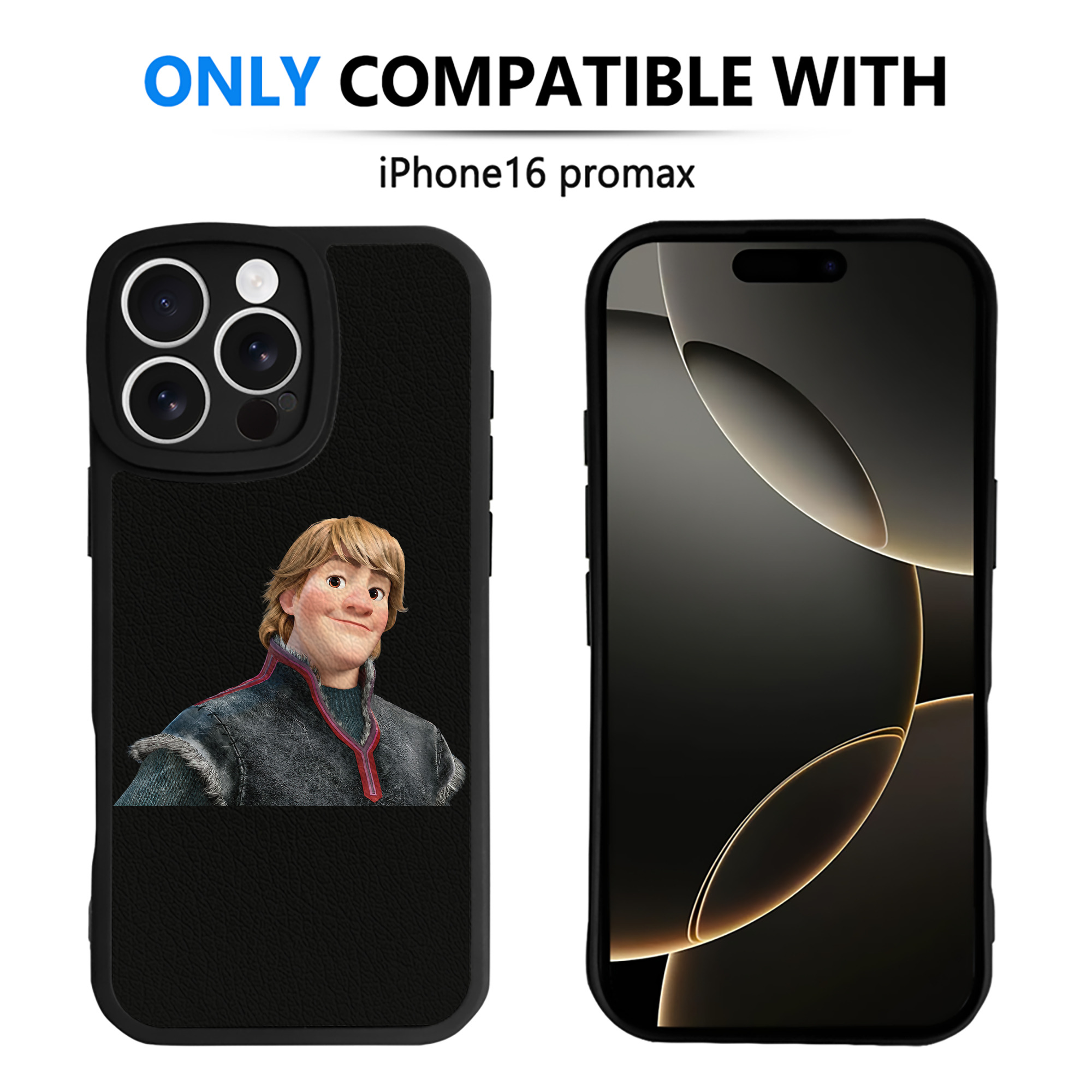（画像用） アナと雪の女王 アンナ エルサ Frozen Anna Elsa 【iPhone 16シリーズ対応】シリコンスマホケース（レザー調） 材質：シリコン